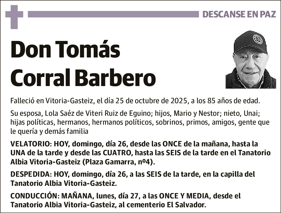Tomás Corral Barbero