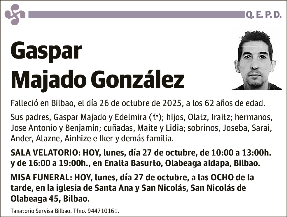 Gaspar Majado González