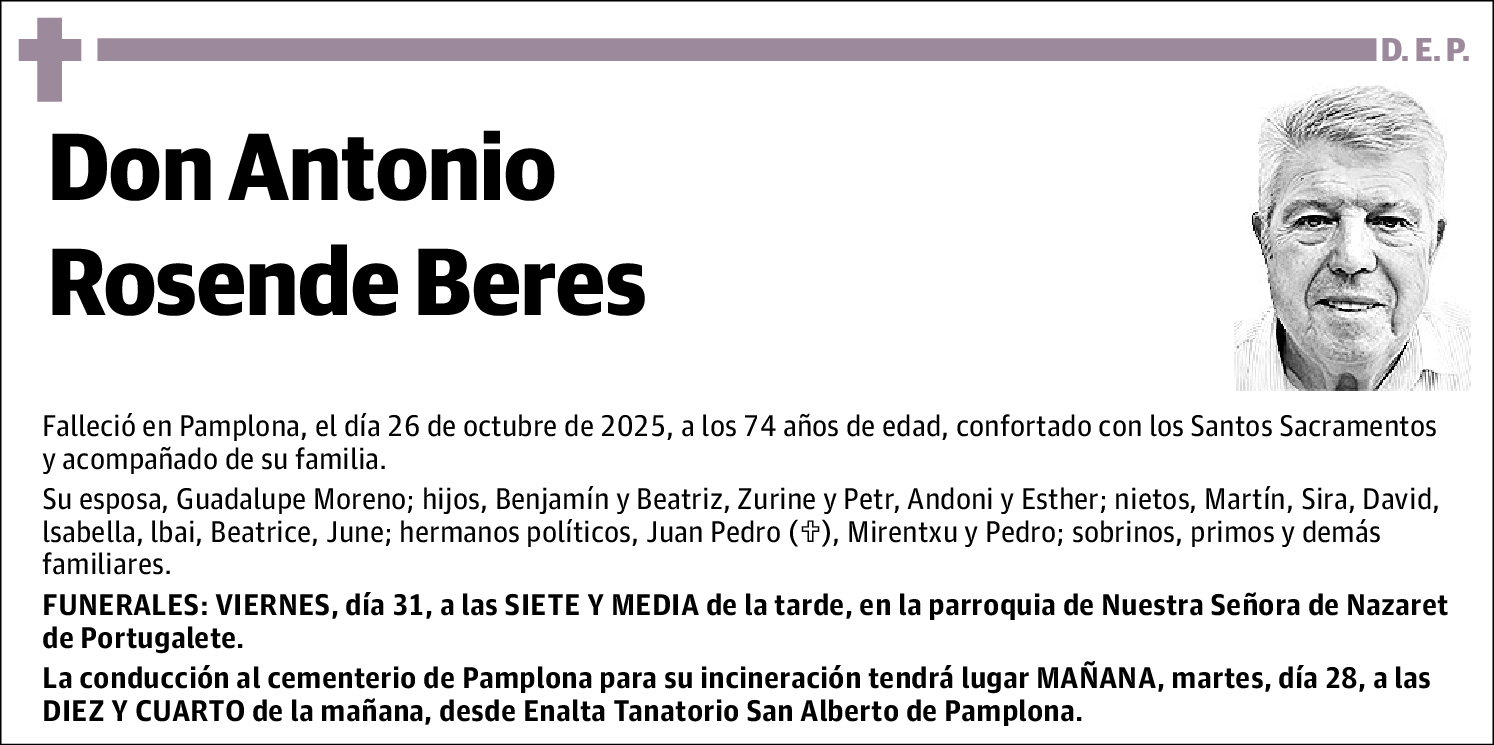 Antonio Rosende Beres