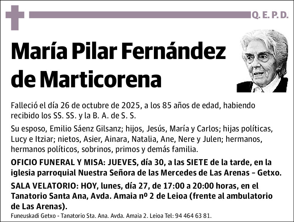 María Pilar Fernández de Marticorena
