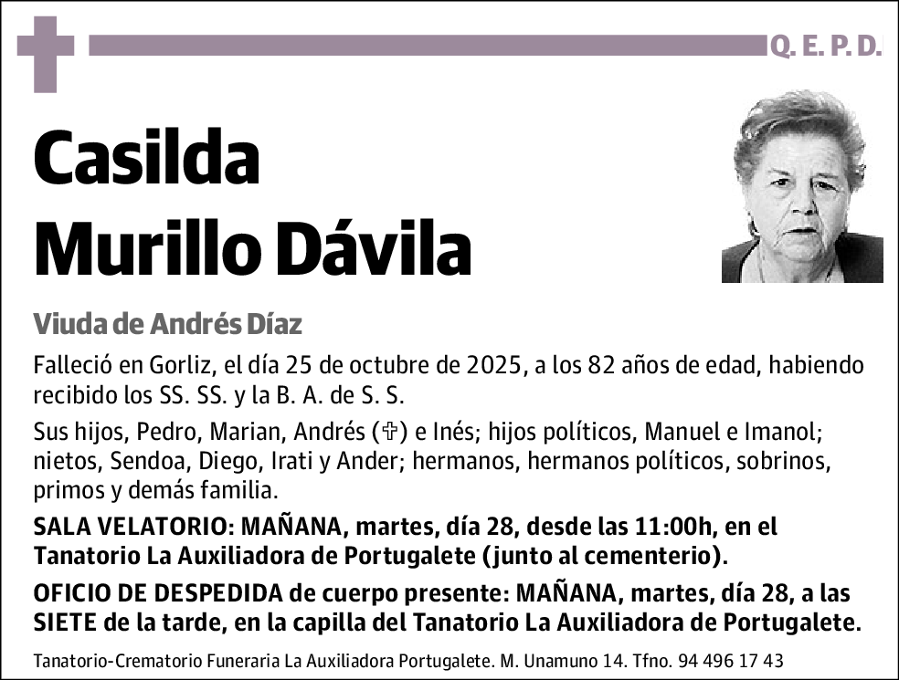 Casilda Murillo Dávila