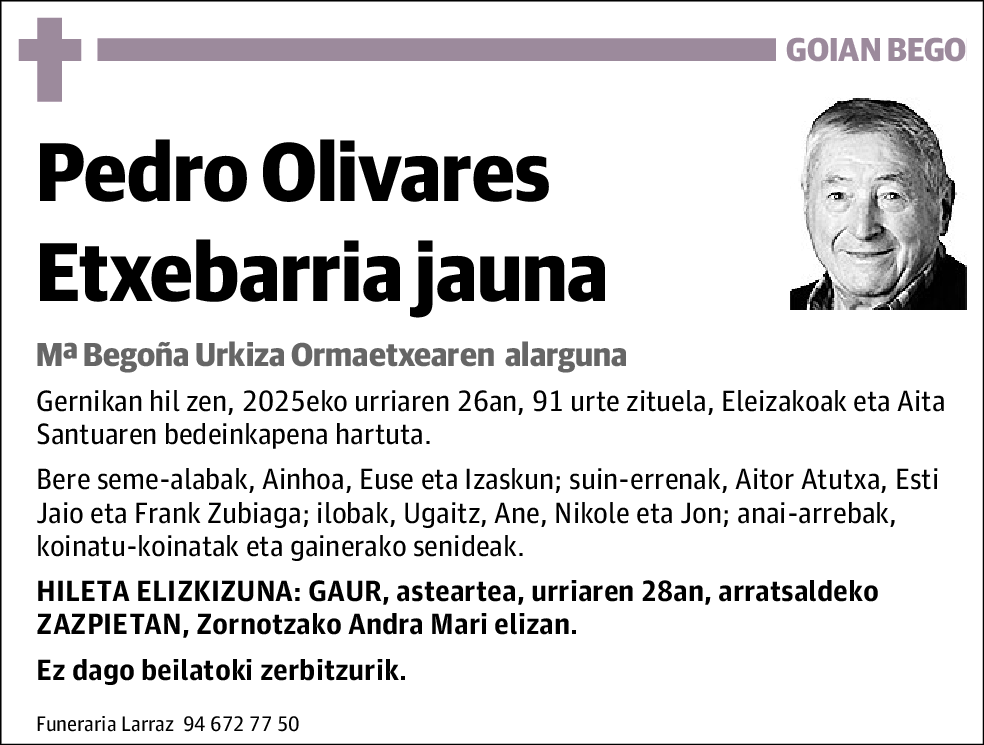 Pedro Olivares Echevarria