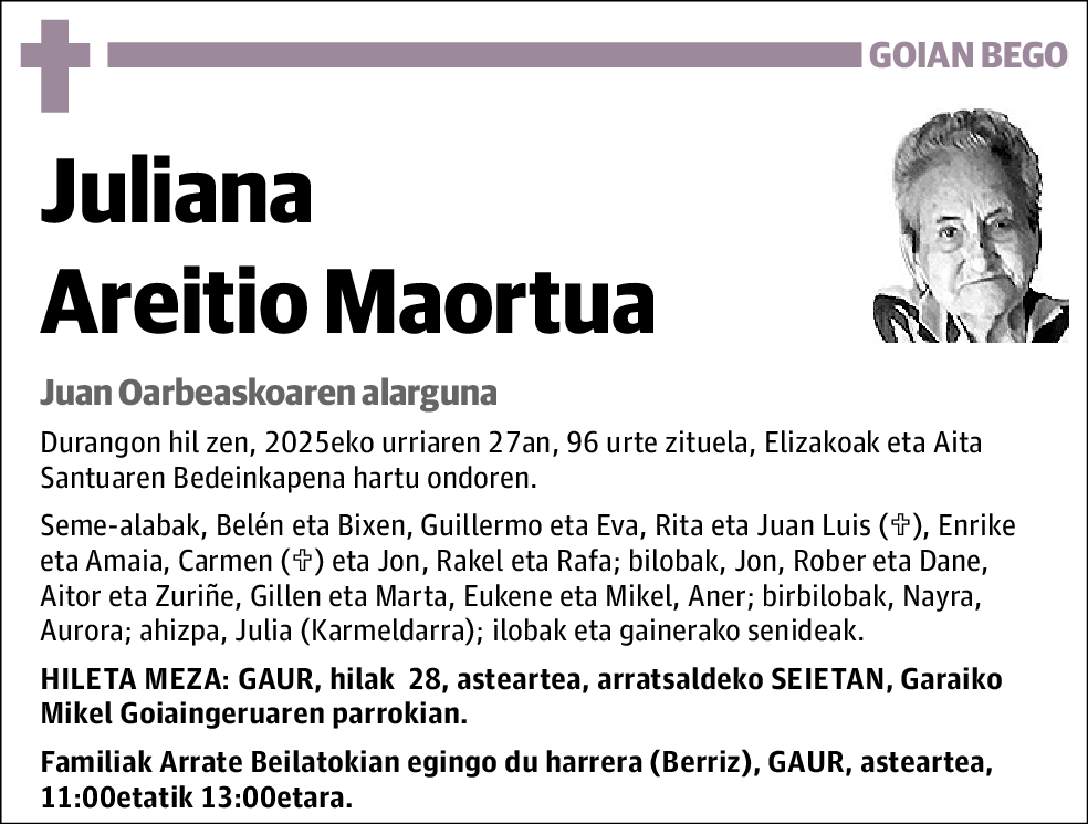 Juliana Areitio Maortua