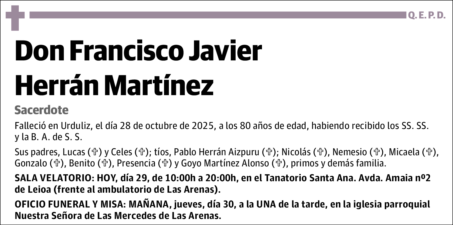 Francisco Javier Herrán Martínez