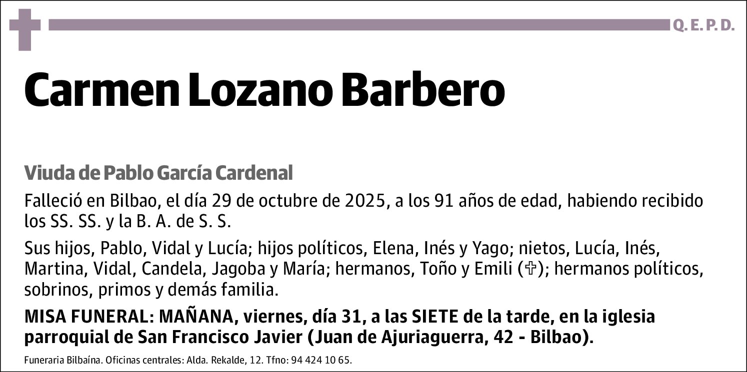 Carmen Lozano Barbero