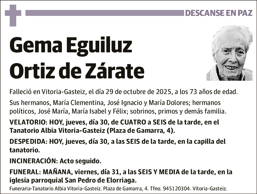 Gema Eguiluz Ortiz de Zarate