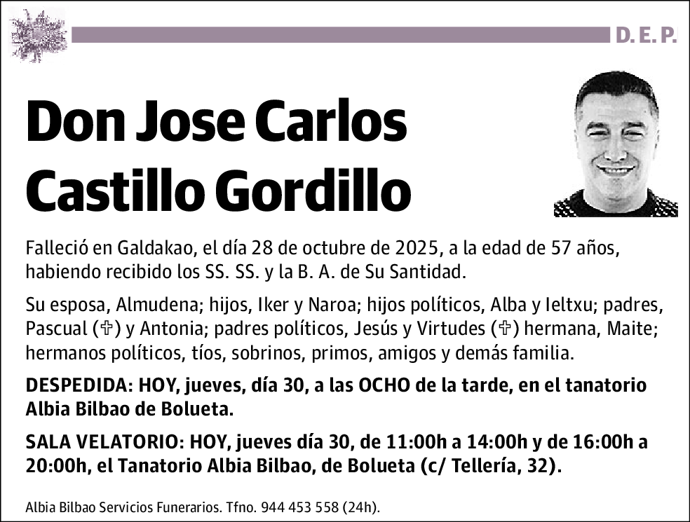 Jose Carlos Castillo Gordillo