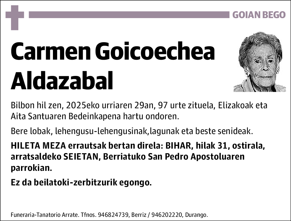 Carmen Goicoechea Aldazabal