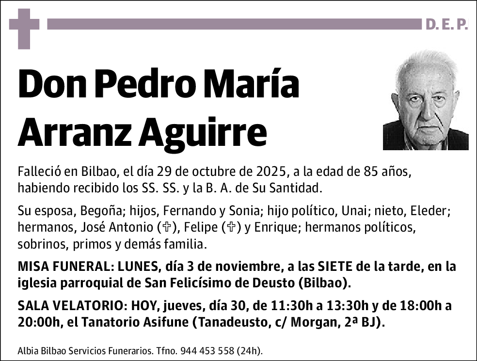 Pedro María Arranz Aguirre