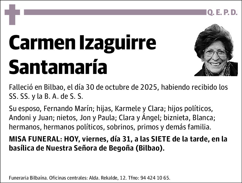 Carmen Izaguirre Santamaría