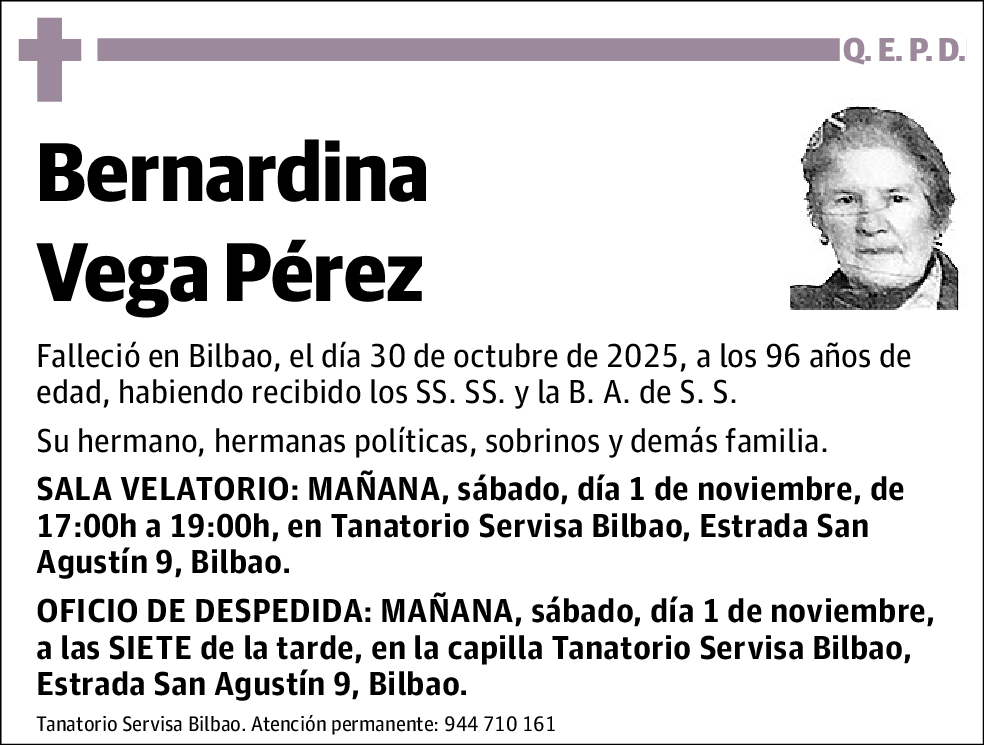 Bernardina Vega Pérez