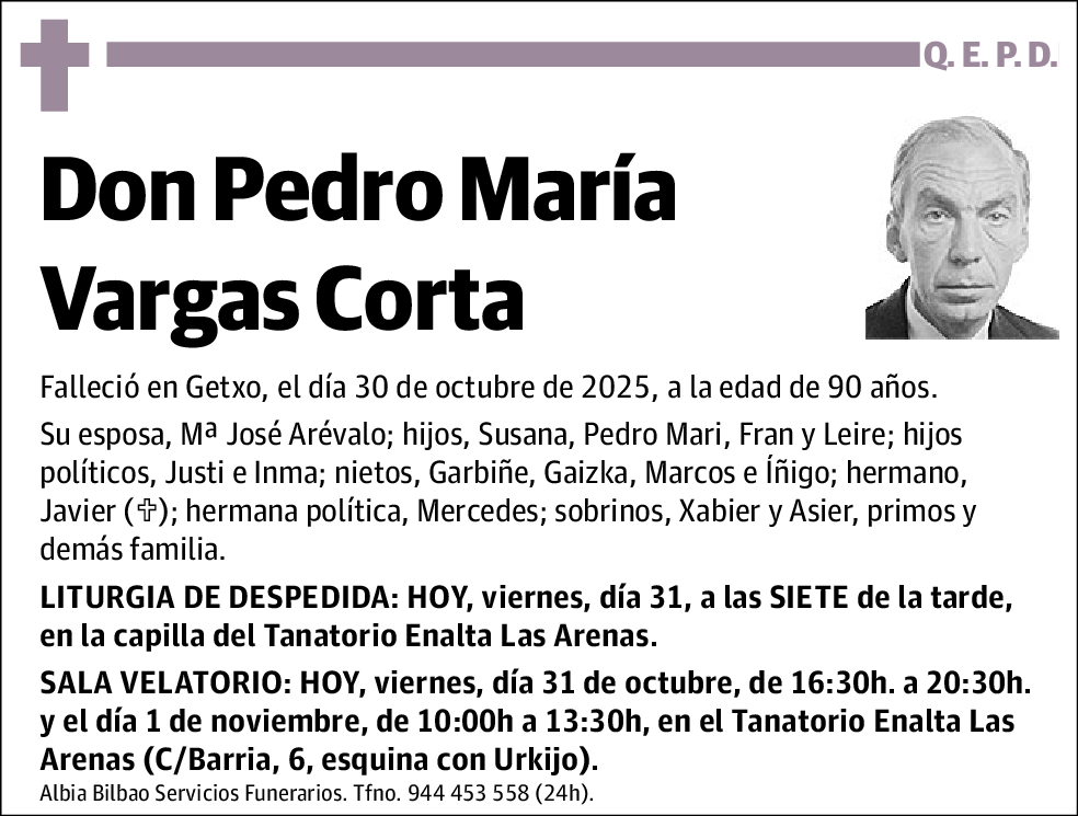 Pedro María Vargas Corta