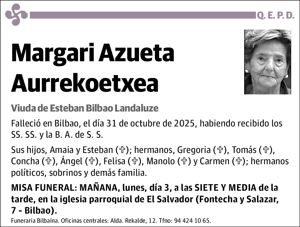 Margarita Azueta Aurrecoechea