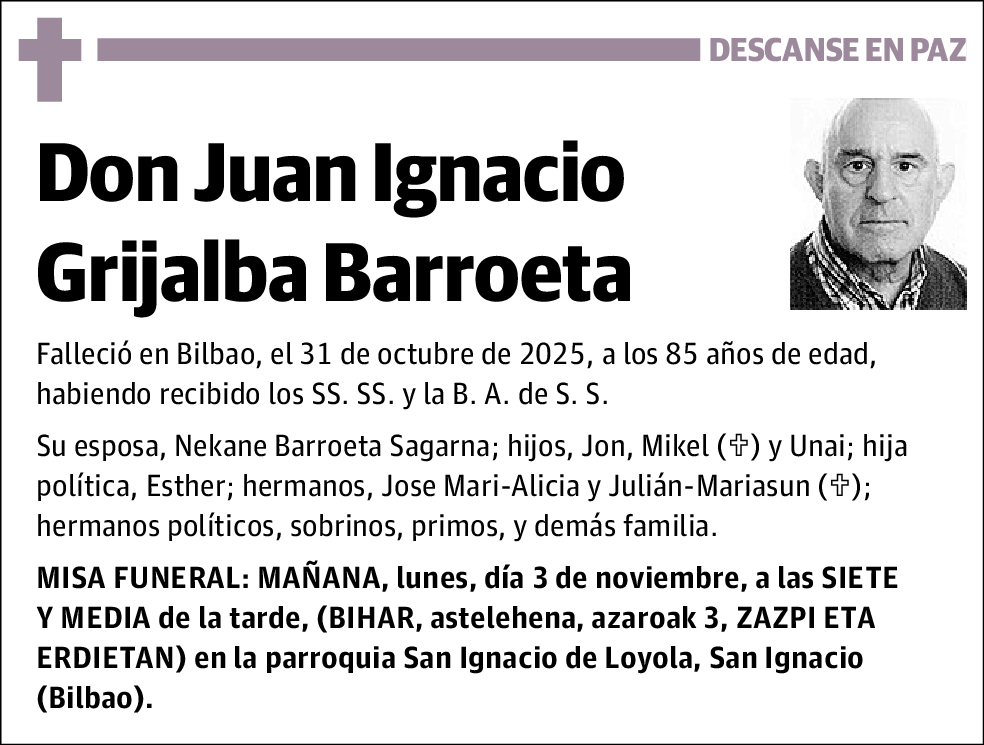 Juan Ignacio Grijalba Barroeta