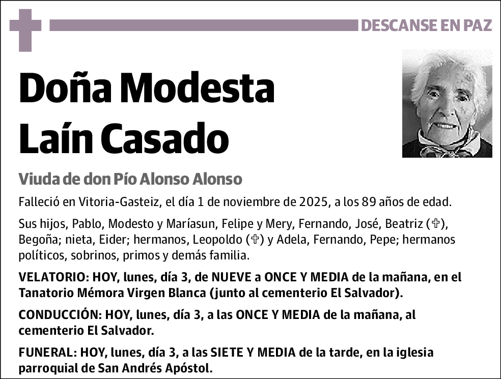 Modesta Laín Casado