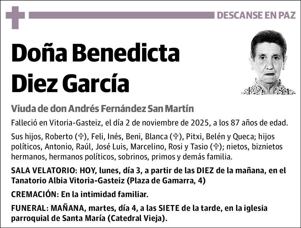 Benedicta Diez García