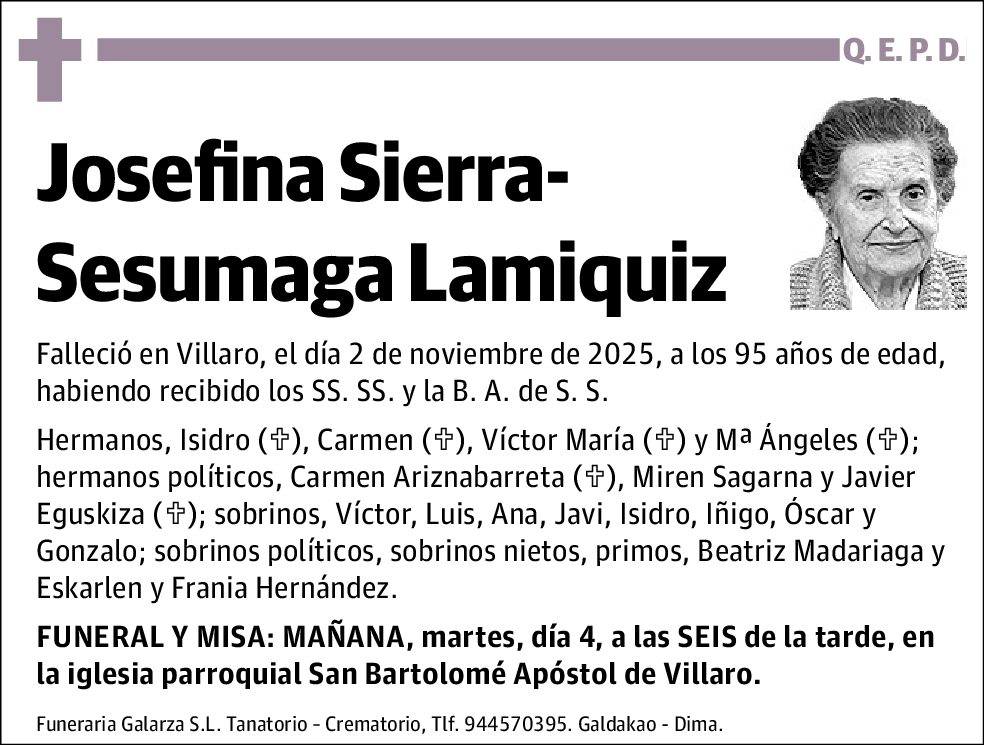 Josefina Sierra-Sesumaga Lamiquiz