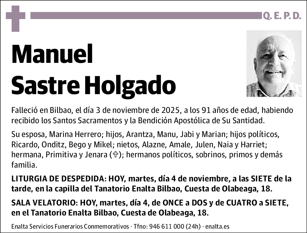 Manuel Sastre Holgado