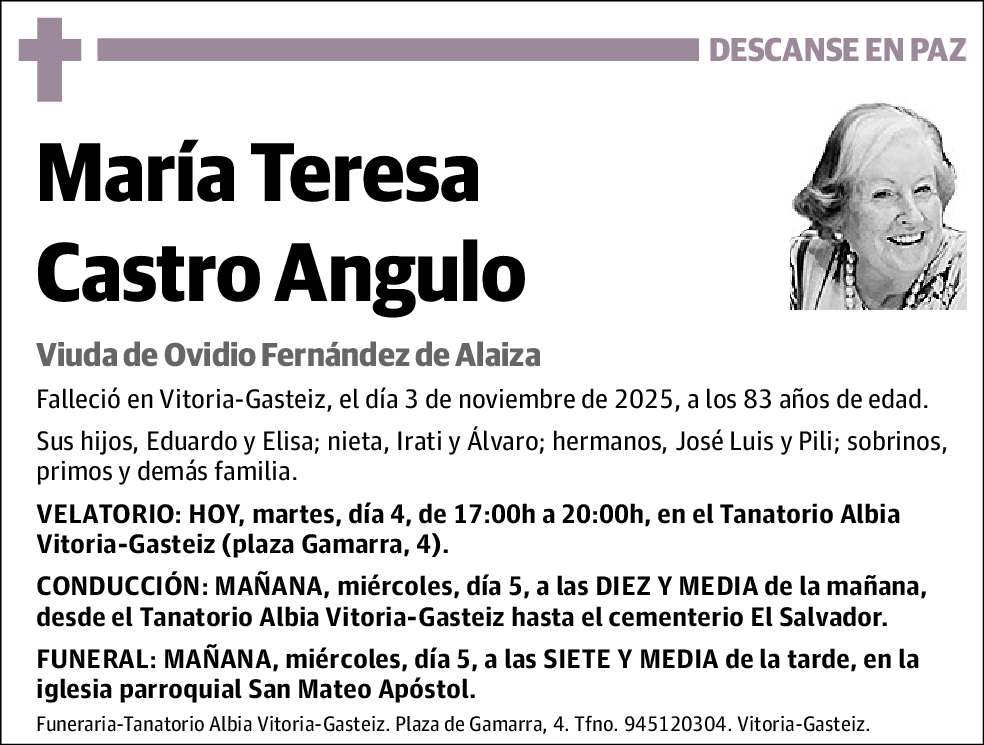 María Teresa Castro Angulo