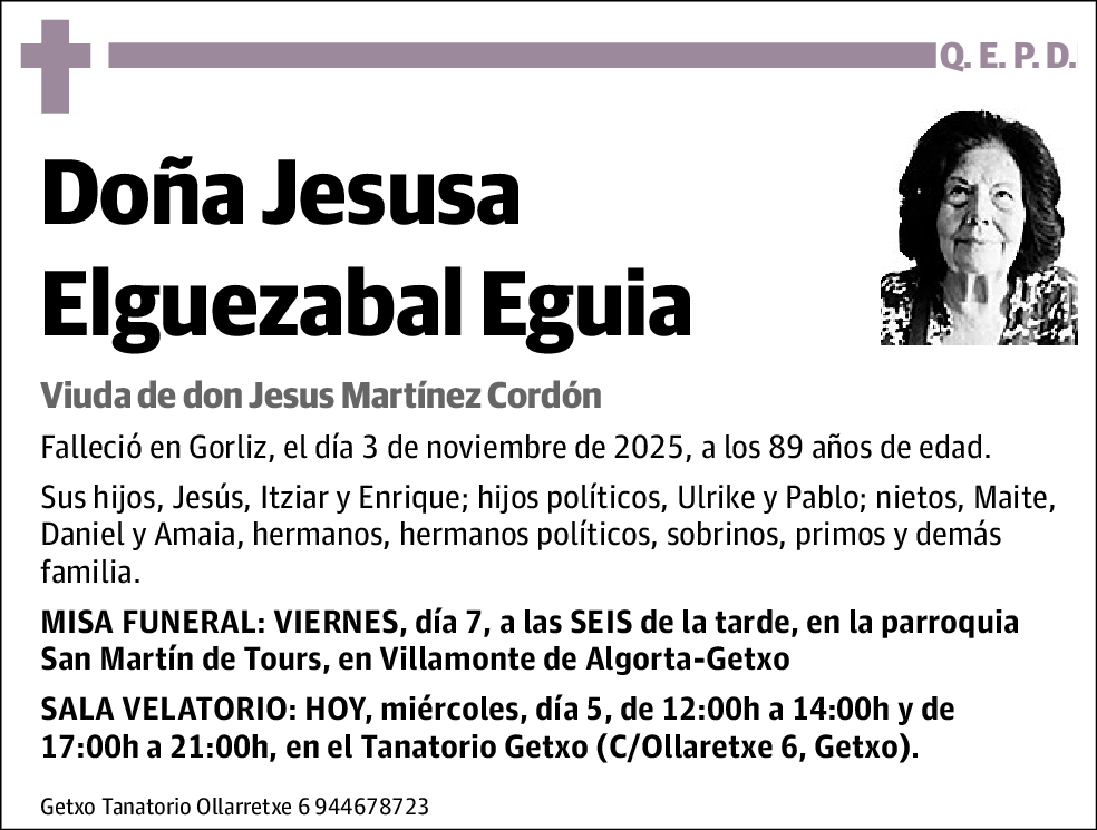 Jesusa Elguezabal Eguia