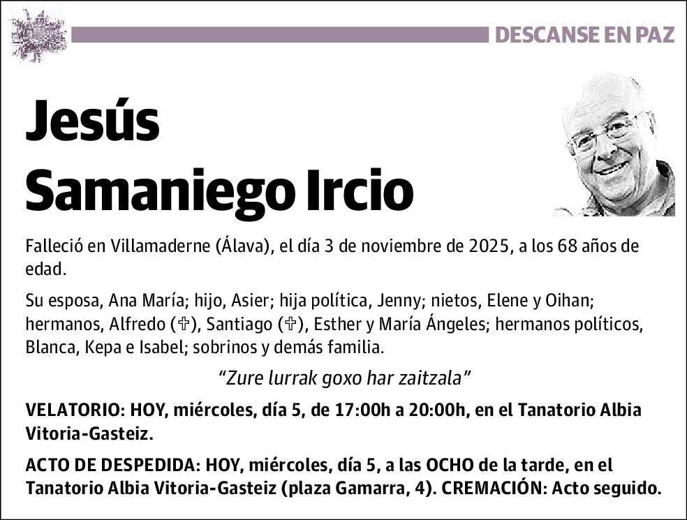 Jesús Samaniego Ircio