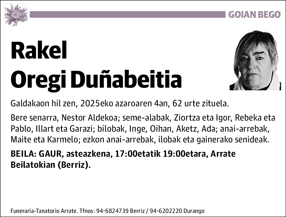 Rakel Oregi Duñabeitia