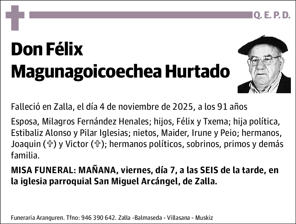 Félix Magunagoicoechea Hurtado