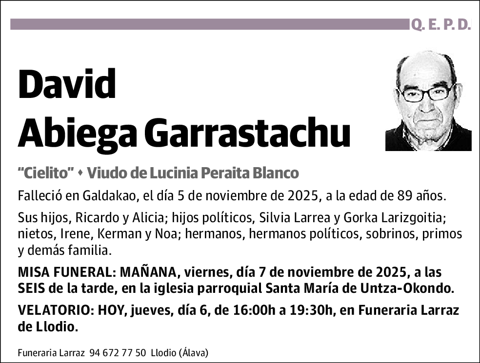 David Abiega Garrastachu