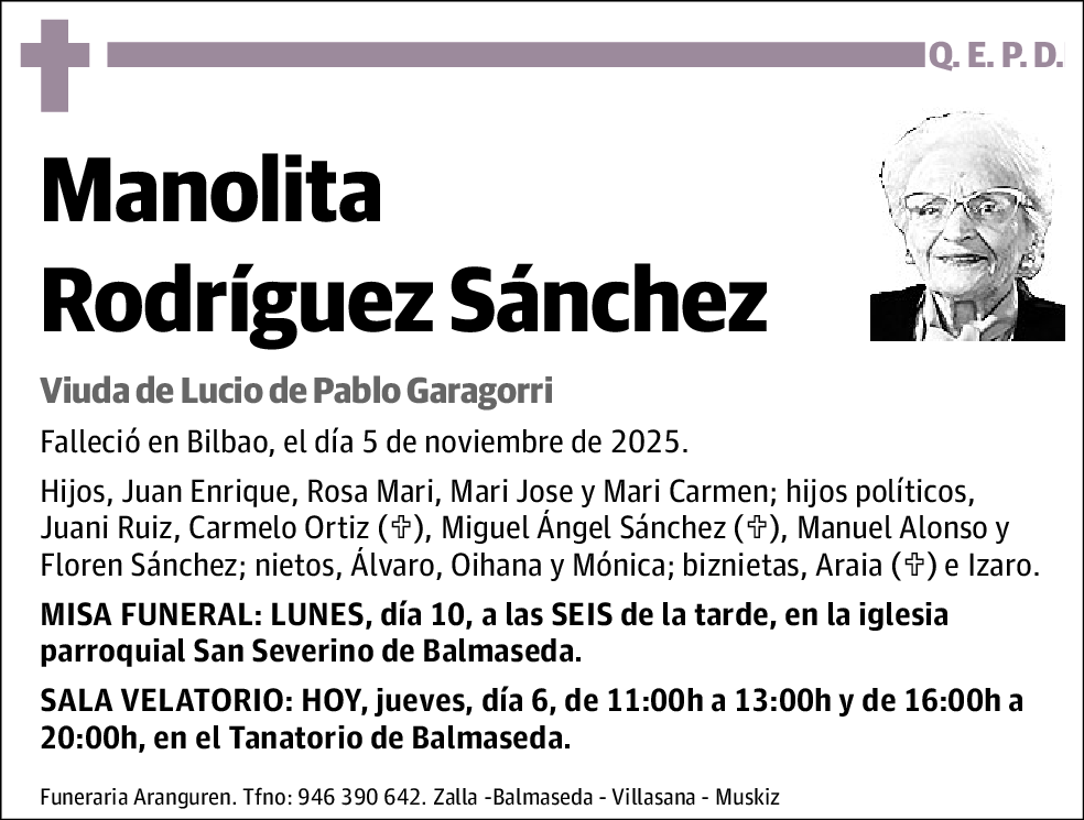 Manolita Rodríguez Sánchez