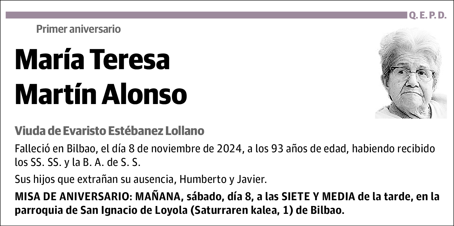 María Teresa Martin Alonso