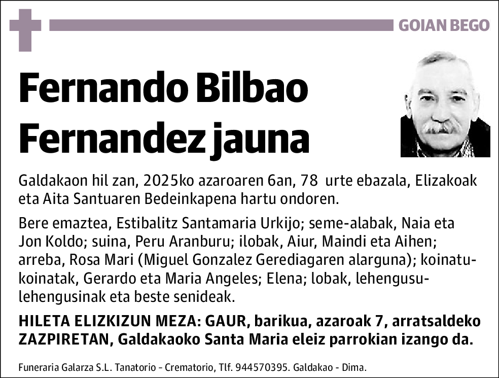 Fernando Bilbao Fernández