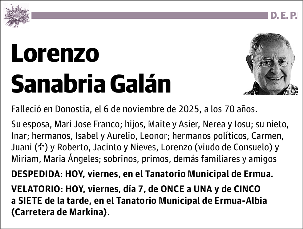 Lorenzo Sanabria Galan