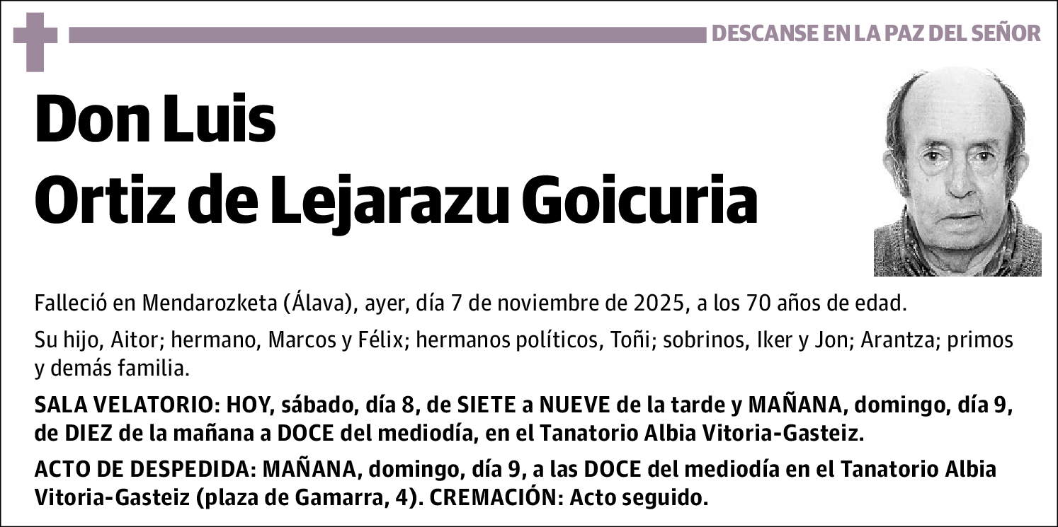 Luis Ortiz de Lejarazu Goicuria