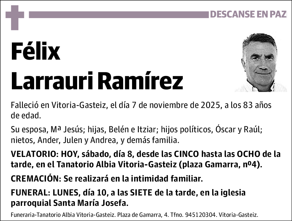 Félix Larrauri Ramírez