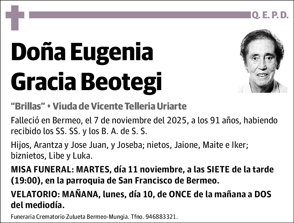 Eugenia Gracia Beotegi