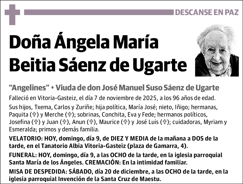 Ángela María Beitia Sáenz de Ugarte