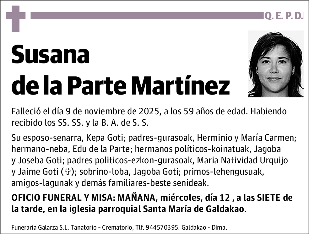 Susana de la Parte Martínez