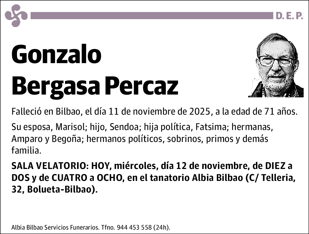 Gonzalo Bergasa Percaz