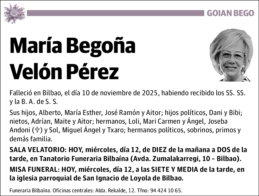 María Begoña Velón Pérez