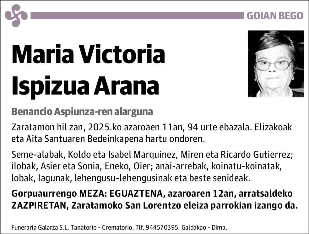 María Victoria Ispizua Arana