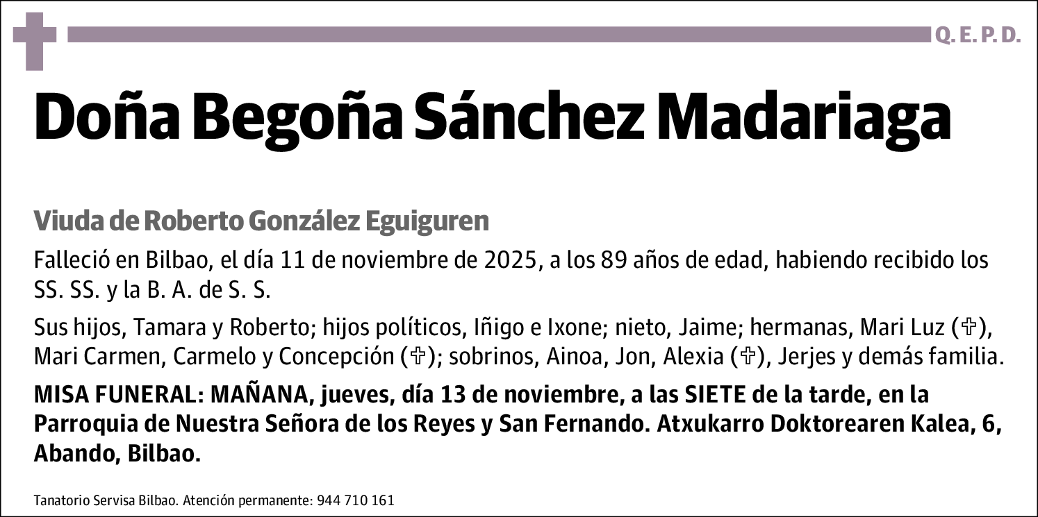Begoña Sánchez Madariaga