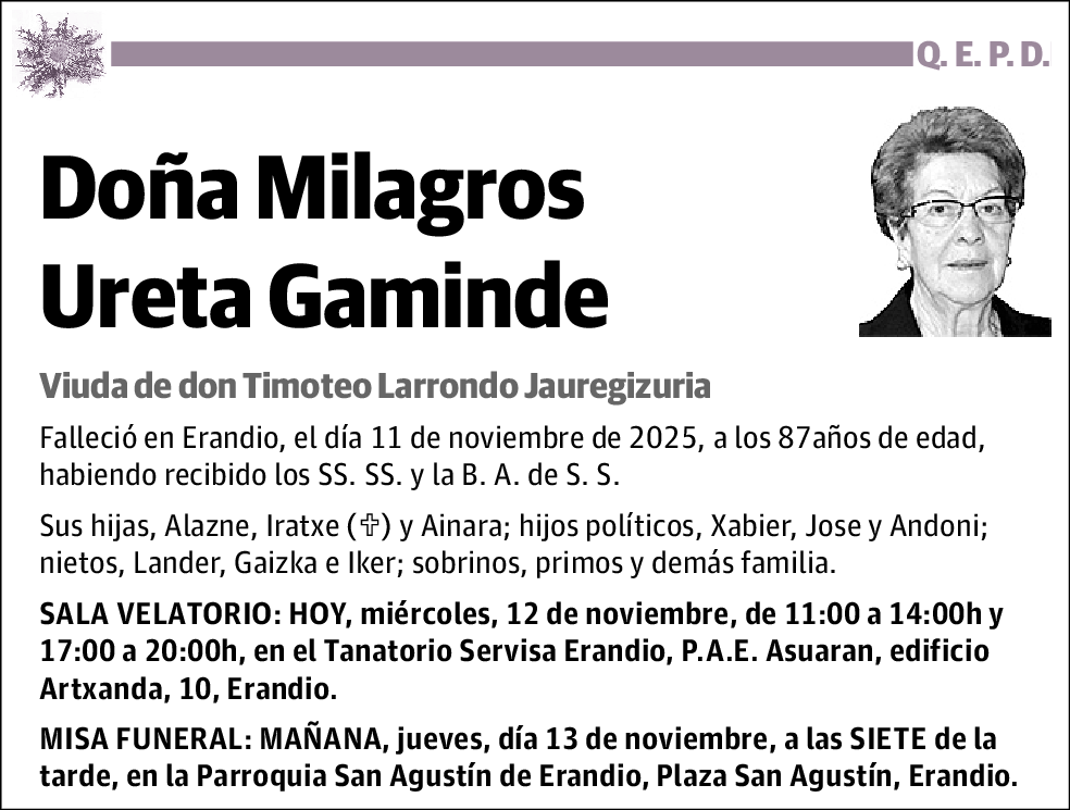 Milagros Ureta Gaminde