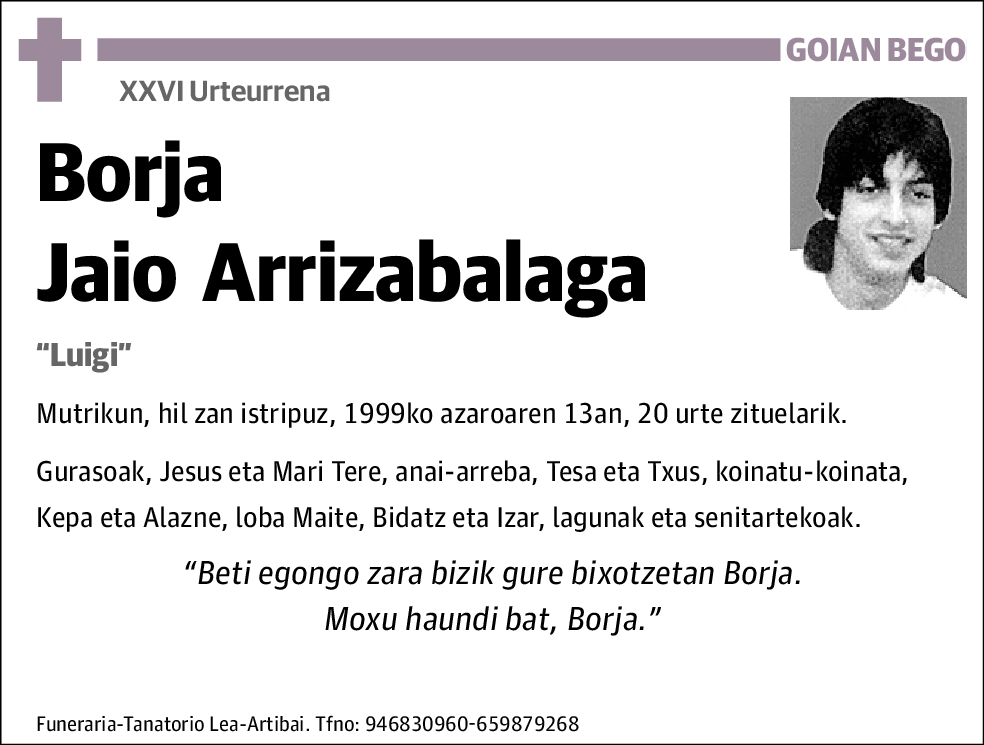 Borja Jaio Arrizabalaga