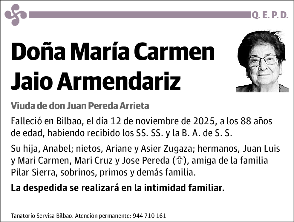 María Carmen Jaio Armendariz