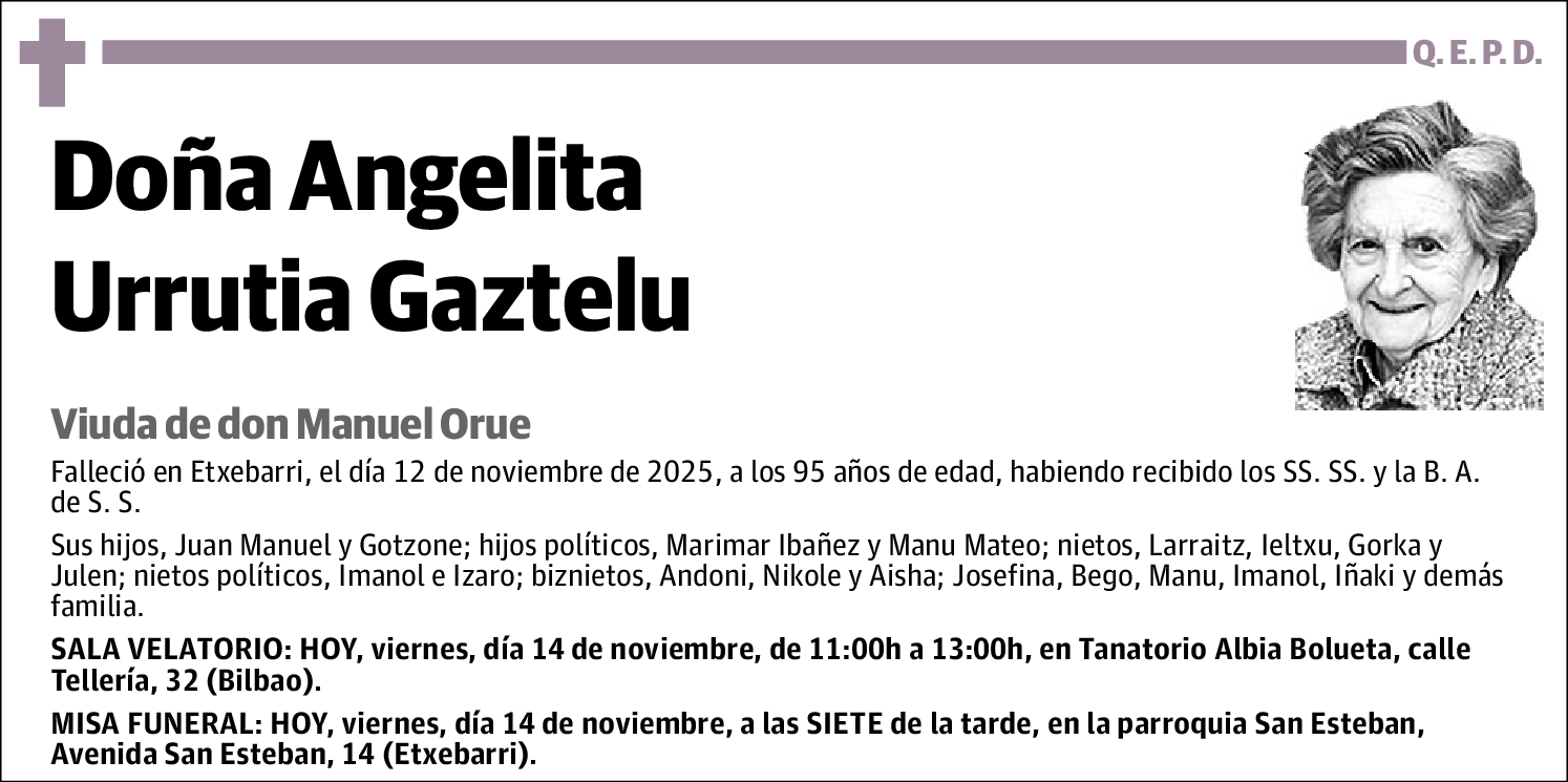 Angelita Urrutia Gaztelu
