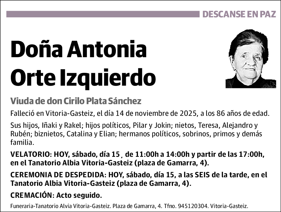 Antonia Orte Izquierdo