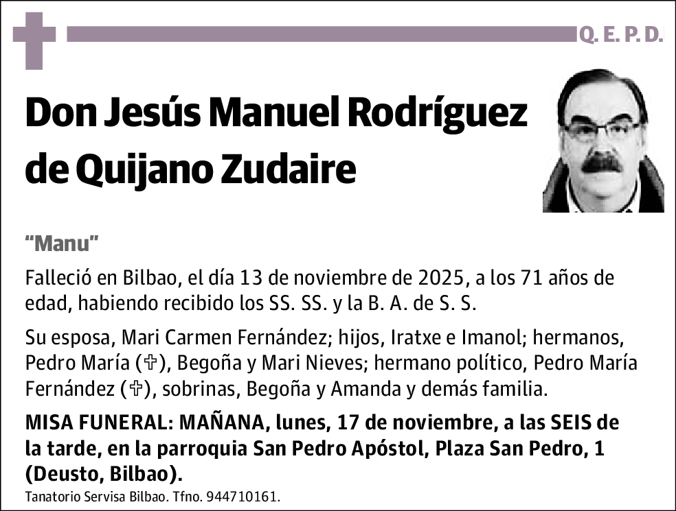 Jesús Manuel Rodríguez de Quijano Zudaire