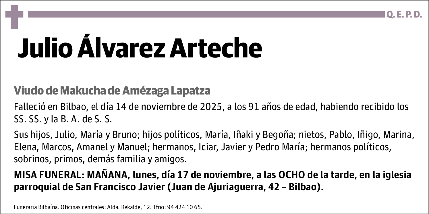 Julio Álvarez Arteche