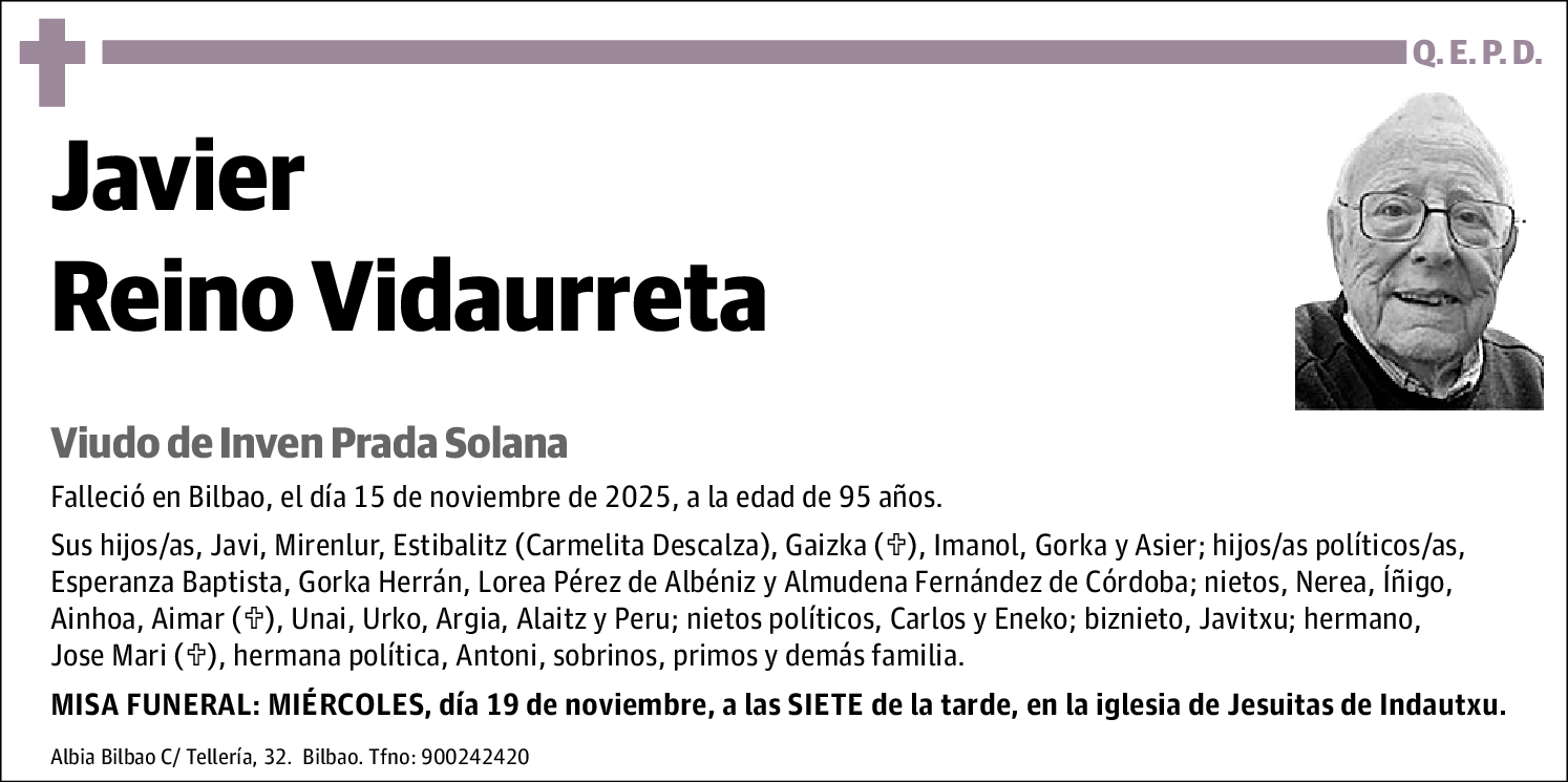 Javier Reino Vidaurreta