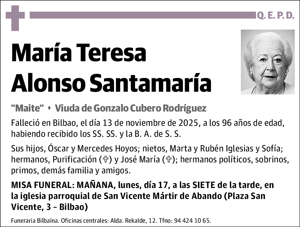 María Teresa Alonso Santamaría